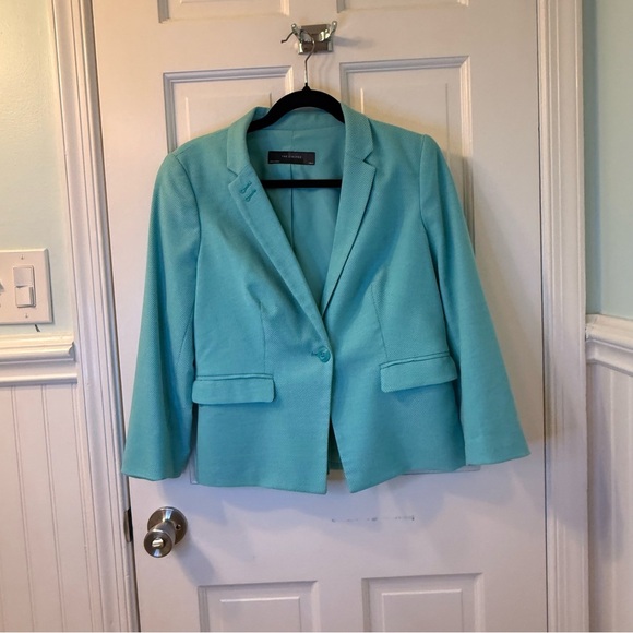 The Limited Blue Blazer Classic Notched Lapel Tailored Fit - Picture 2 of 12